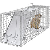 Front view of VEVOR Live Animal Cage Trap